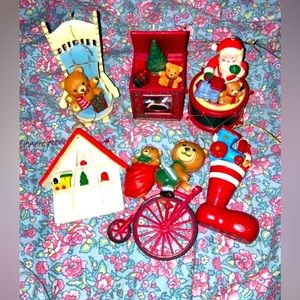 Rare vintage Taiwan China ornaments bundle